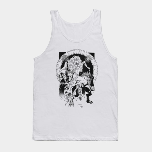 Heroes and Villains Tank Top by Paul_Abrams